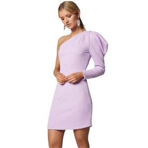 Women's Elliatt Purple One Sleeve Dress Sz XS